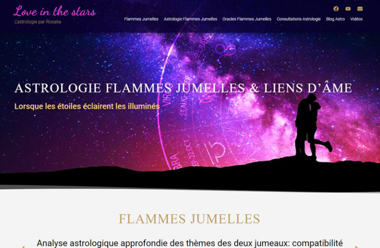 Création du site Love in the stars